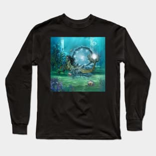 Awesome steampunk seahorse Long Sleeve T-Shirt